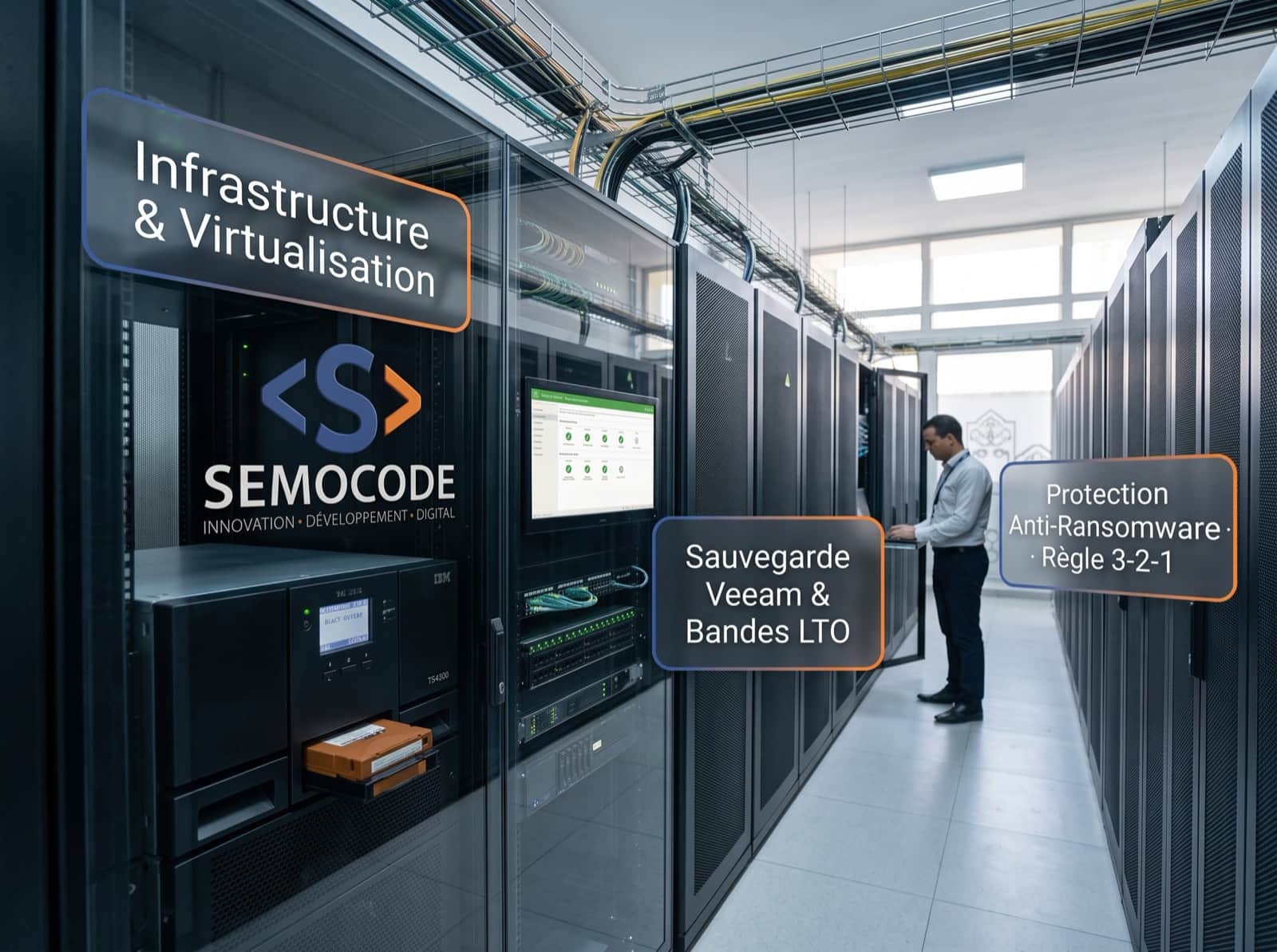 Sauvegarde Veeam et infrastructure en Tunisie